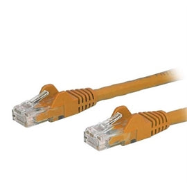 StarTech CB N6PATCH30OR 30ft Cat6 Ethernet Patch Cable w Snagless RJ45 Orange