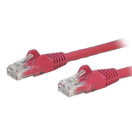 StarTech CB N6PATCH6RD 6FT Cat6 Ethernet Patch Cable w Snagless RJ45 Red RTL
