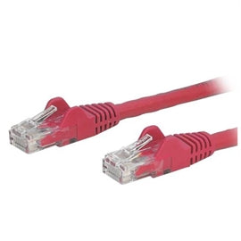 StarTech CB N6PATCH5RD 5ft Cat6 Ethernet Patch Cable w Snagless RJ45 Red Retail