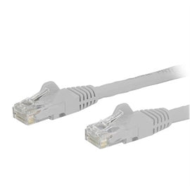 StarTech CB N6PATCH5WH 5ft Cat6 Ethernet Patch Cable w Snagless RJ45 White RTL