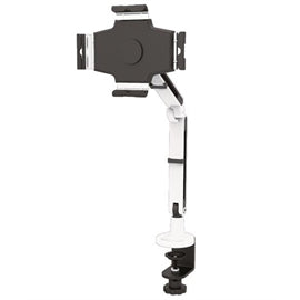 StarTech AC ARMTBLTIW Desk Mount Tablet Stand Articulating Arm f iPad or Android