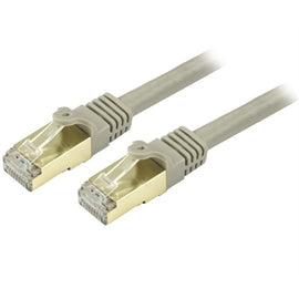 StarTech CB C6ASPAT30GR Cat6a Ethernet Patch Cable Shielded (STP) 30ft Gray RTL