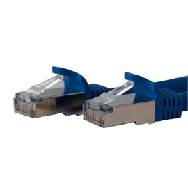 StarTech CB C6ASPAT9BK 9ft Cat6a Ethernet Patch Cable Shielded (STP) Blue RTL