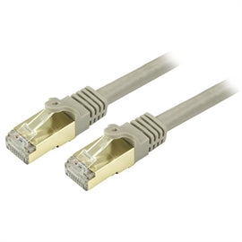 StarTech CB C6ASPAT9GR 9ft Cat6a Ethernet Patch Cable Shielded (STP) Gray RTL