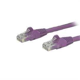 StarTech CB N6PATCH20PL 20ft Cat6 Ethernet Patch Cable w Snagless RJ45 Purple