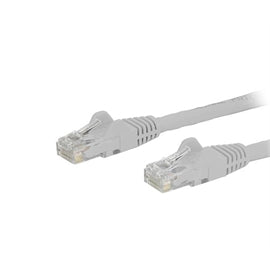StarTech CB N6PATCH9WH 9ft Cat6 Ethernet Patch Cable w Snagless RJ45 White RTL