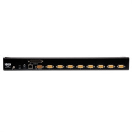 Tripp-Lite KVM B022-U08 8PT Switch 1U Rackmount w On Screen Display Steel RTL