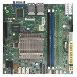 Supermicro MB MBD-A2SDI-2C-HLN4F-O Intel Atom Mini-ITX PCIE SATA USB Brown Box