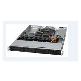 Supermicro CS CSE-815TQC-605WB 1U 4PT 12Gbps 4x3.5HS SAS SATA 600W Brown Box