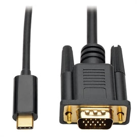 Tripp-Lite CB U444-003-V 3ft USB 3.1 Gen 1 USB-C to VGA Adapter Cable (M M)