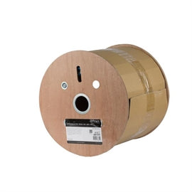 StarTech CB WIRC6ASPATBL 1000ft Cat6a Cable Solid Copper CMR Rated Blue Retail