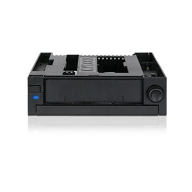 ICY DOCK MB971SPO-B 1Bay DuoSwap EXT 5.25 Tray-Less 3.5 SATA HDD Mobile Rack