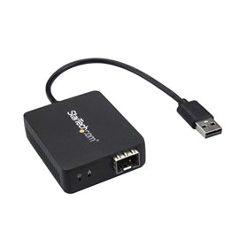StarTech AC US100A20SFP USB 2.0 to Fiber Optic Converter Open SFP Retail