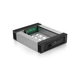 iStarUSA Accessory T-7DE-SS 5.25 SATA SAS Mobile Rack Brown Box