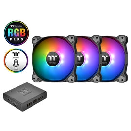 Thermaltake FN CL-F063-PL12SW-A PurePlus 12LED RGB Radiator TT Premium 3Pack