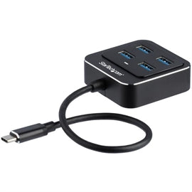 StarTech AC HB31C4AB 4-Port USB-C Hub USB C to USB3.1 Gen2 Hub 10Gbps 4xUSB-A