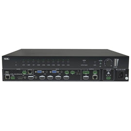 SIIG AC CE-H24311-S1 9x1 4K Scaler Switcher w HDBaseT DP 5HDMI 2VGA IR control