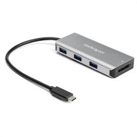 StarTech AC HB31C3ASDMB 3-Port USB-C Hub w SD Card Reader - 10Gbps - 3x USB-A