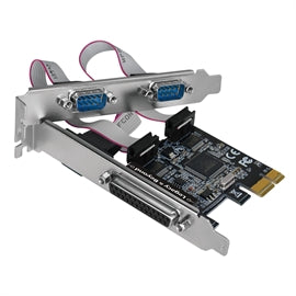 SII AC LB-SP0114-S1 Dual-Serial PT plus Single Parallel PT PCIe Card Brown Box