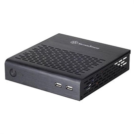 Silverstone CS PT13B Thin Mini-ITX 2.5�x1 USB2.0x2 Aluminum Steel Black Retail