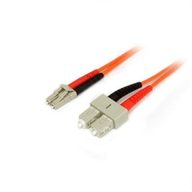 StarTech CB 50FIBLCSC1 1m Fiber Optic CB Multimode Duplex 50 125 LSZH LC SC