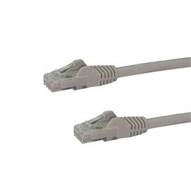 StarTech CB N6PATCH100GR Cat6 Patch CB w Snagless RJ45 Connectors 100ft Gray