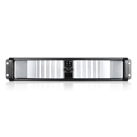 iStarUSA RM D-200SEA-SL-HDD2535 2U RM Chassis w SL SEA Bezel & HDD SSD Convert