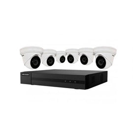 Hikvision NVR EKI-K82T46 Kit 6x4MP Outdoor Turret Cameras 2.8mm 8ch 4K NVR 2TB