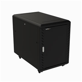 StarTech AC RK1536BKF 15U SV Rack Cabinet 32Deep Casters and Leveling feet