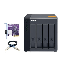 QNAP NAS TL-D400S-US 4B desktop SATA JBOD expansionunit w QXP-400eS-A1164 PCIe