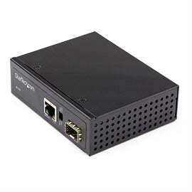 StarTech NT IMC1GSFP60W PoE+ Industrial Fiber to Ethernet Media Converter 60W
