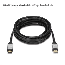 SIIG Cable CB-H20U11-S1 4K High Speed HDMI Cable 12ft Color Box