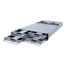 Gigabyte SV H282-Z60 2U4N DP AMD Rome 8x2.5 SATA HS 2x3000W Redundant