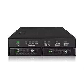 ICY DOCK RD MB902SPR-B ToughArmor RAID 2x2.5 SATA HDD SSD Removable RAID 1 Dr