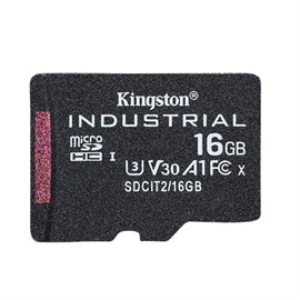 Kingston MF SDCIT2 16GBSP 16G microSDHC Industrial C10 A1 pSLC Card w oAdapter