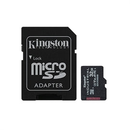 Kingston MF SDCIT2 32GB 32GB microSDHC Industrial C10 A1 pSLC Card+SD Adapter