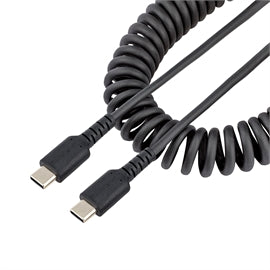 StarTech CB R2CCC-50C-USB-CABLE 20 USB C Charging Cable Male to Male Black