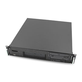 AIC CS XE1-2A000-01 2U w Fan 3slot PCI Rear Panel w o PSU Rail Black Retail