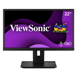 ViewSonic MN VG2240 22 1080p 1920x1080 Ergonomic 40-Degree Tilt w HDMI DP VGA