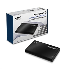 VAN RD NST-268S3-BK 2.5 SATA3 USB3.2 Ext HD SSD Enclosure Retail