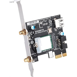 Gigabyte NT GC-WBAX1200 2x2 802.11ax Tri-Band WIFI + BLUETOOTH 5.2 card Retail