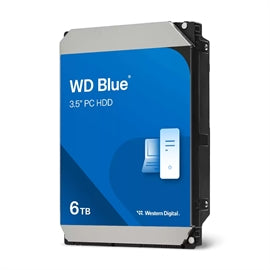 Western Digital HDD WD60EZAX 6TB WD Blue 3.5 SATA 5400rpm 256MB CMR Bulk Pack