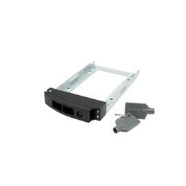 QNAP AC TRAY-25-BLK02 2.5 SSD Tray w key lock and two keys black and metal