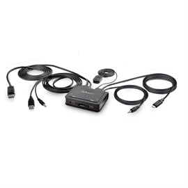 StarTech Switch C2-D46-UAC-CBL-KVM 2PT Hybrid USB-C DP Cable KVM Switch Retial