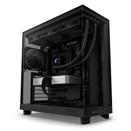 NZXT CS CC-H61FB-01 H6 FLOW Mid-Tower Dark Tinted TG Black Retail
