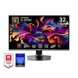 MSI MN MPG321URX QD OLED 31.5 QD-OLED UHD 3840x2160 16:9 240Hz 0.03ms 250nits