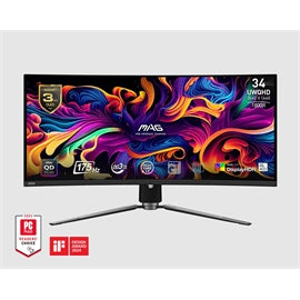MSI MN MAG 341CQP QD-OLED 34 OLED UWQHD 3440x1440 21:9 0.03ms 175Hz 2xHDMI DP