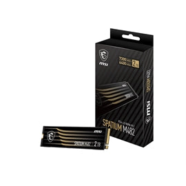 MSI SSD SM482N2TB 2TB SPATIUM M482 PCIe 4.0 NVMe M.2 Retail