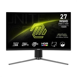 MSI MN MAG 27CQ6PF 27 Rapid VA 2560x1440 16:9 0.5ms 180Hz DP 2xHDMI Retail