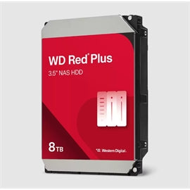Western Digital HD WD80EFPX 8TB 3.5 SATA WD Red Plus NAS HDD 256MB Bulk Pack